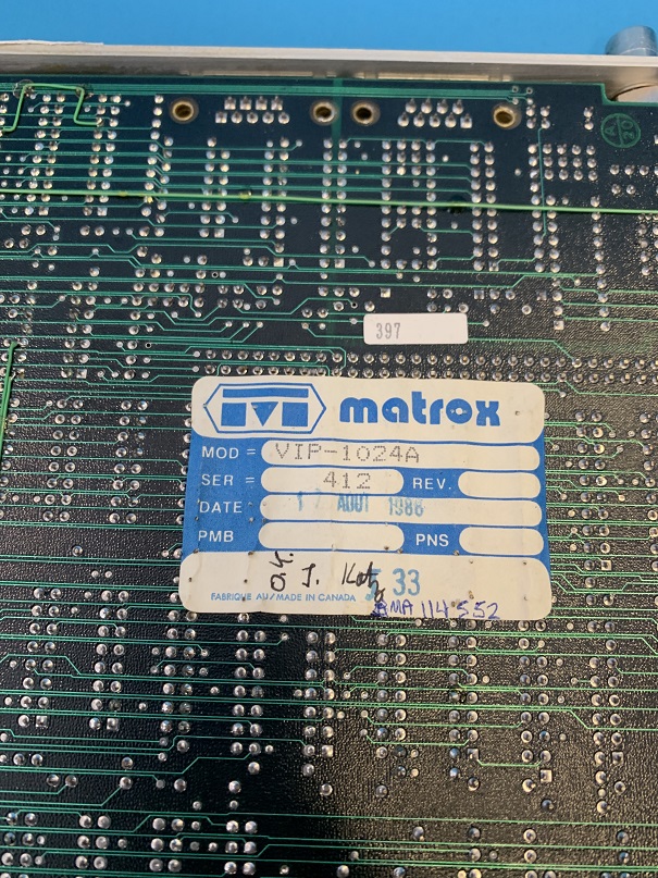 Used KLA Frame Grabber PCB Card VIP-1024A