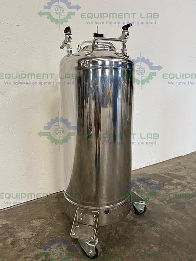 Used Apache Stainless Equipment  40 Liter Stainless Steel Pressure Vessel 160PSI