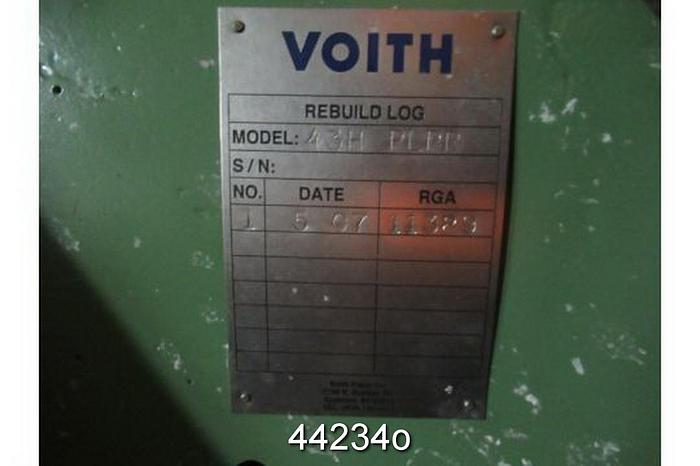 Used Voith Wet Pulper with Centrifugal Pump, Magnetic Trap, Bale Buster, Bale Destacker, Chopper and Pulper Shaft