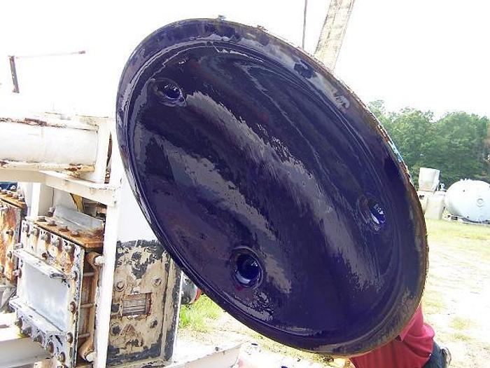 Used Pfaudler Glass Lined Vacuum Receiver Cover for Model VR42-300-25