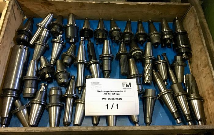 Gebraucht Werkzeuaufnahmen Set -1 Palette SK 50