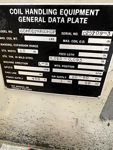 Used 2013 CWP Servo Coil Feed Line
