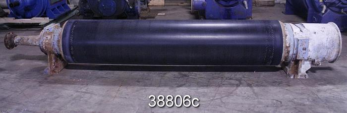 Used Suction Couch Roll, Rubber Covered with Vacuum Suction Box #38806