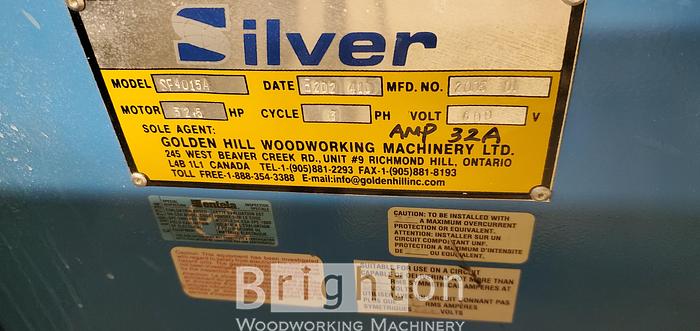 Used 2005 Silver SF4015A Moulder