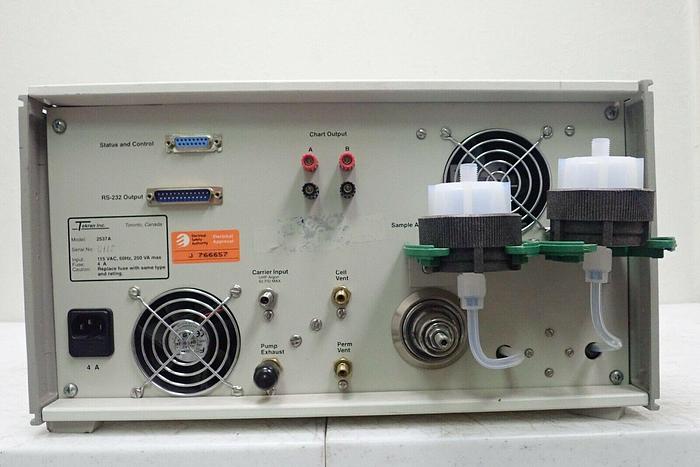 Used Tekran Inc. Model 2537A Mercury Vapor Analyzer