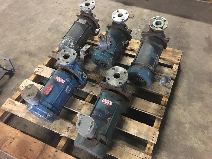 Used Used Deanline 1.5" stainless steel inline pumps