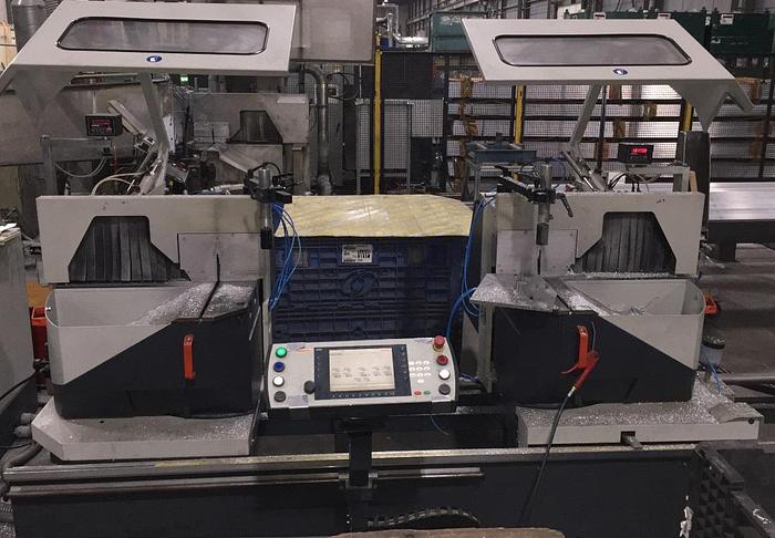 Used 2005, ELUMATEC, DG 104/02, CNC DOUBLE END MITER CUT-OFF SAW