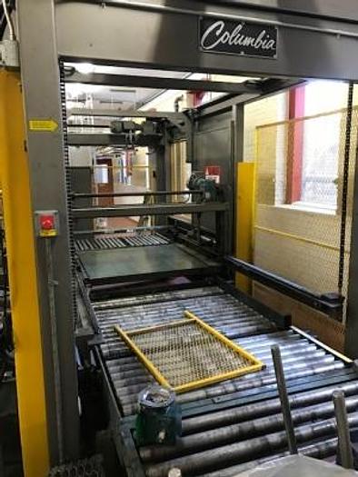 Used Columbia FL-100 case Palletizer