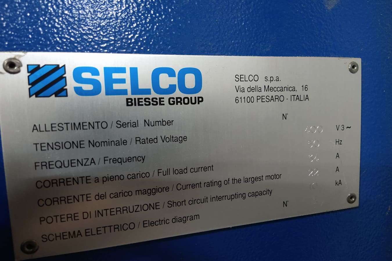 Used SELCO EB 110 L - 2000