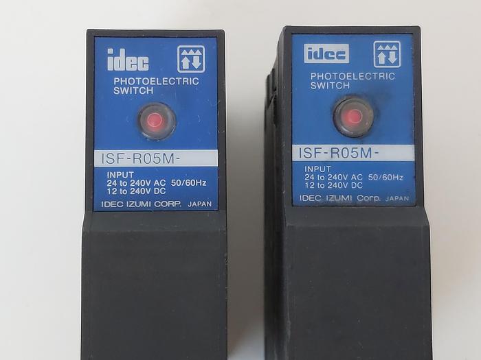 Gebraucht 4 Stück Foto elektrischer Sensor, 2x ISF-R05MU, 2x ISF-R05M, Idec gebraucht