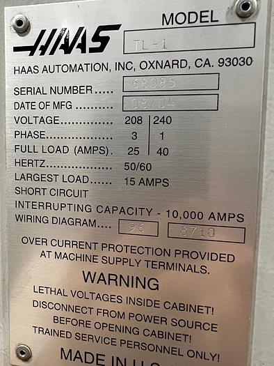 Used 2004 Haas TL-1