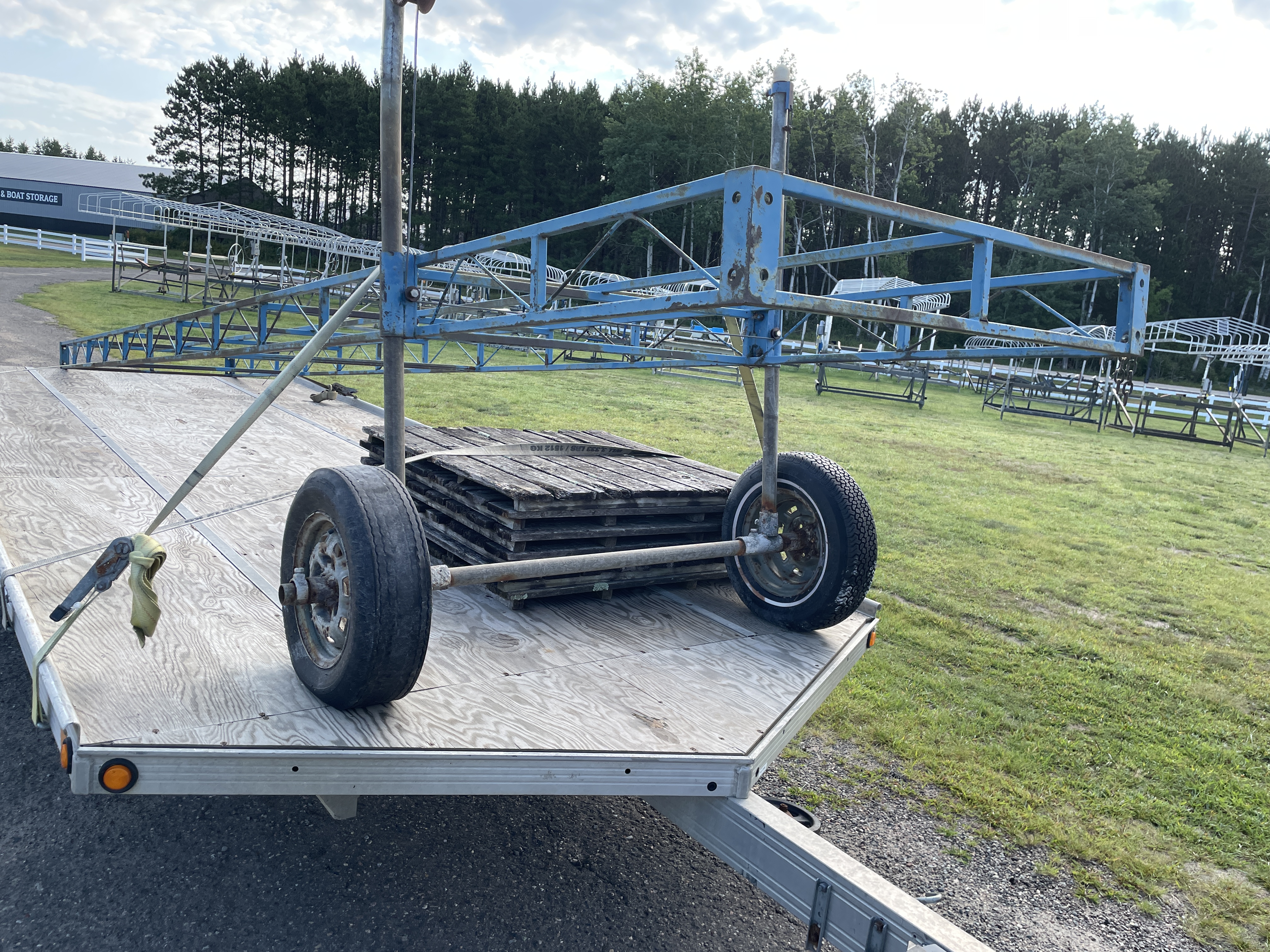Used Steel Dock Roll-In
