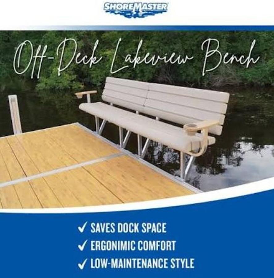 ShoreMaster Off Deck Dock Bench