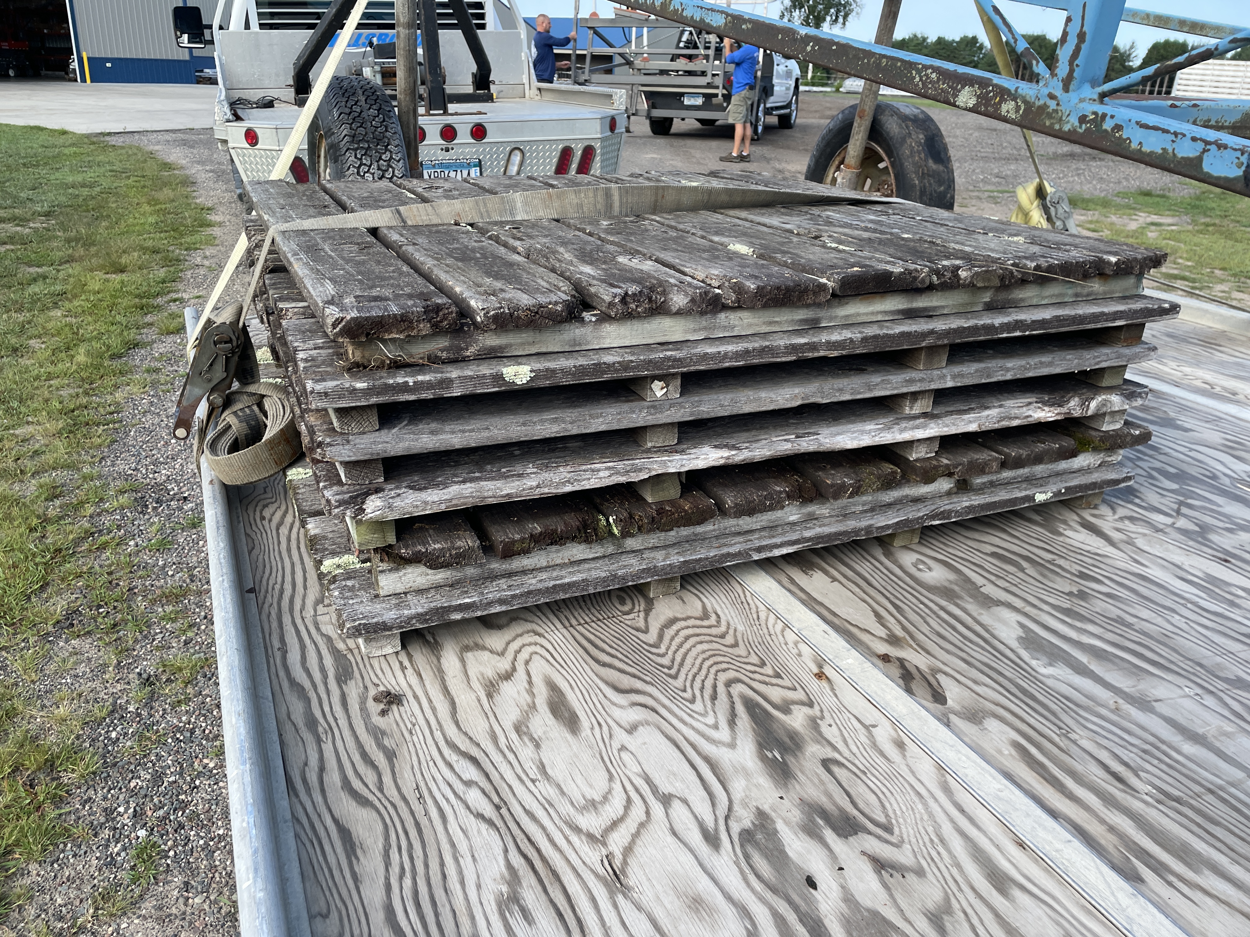 Used Steel Dock Roll-In