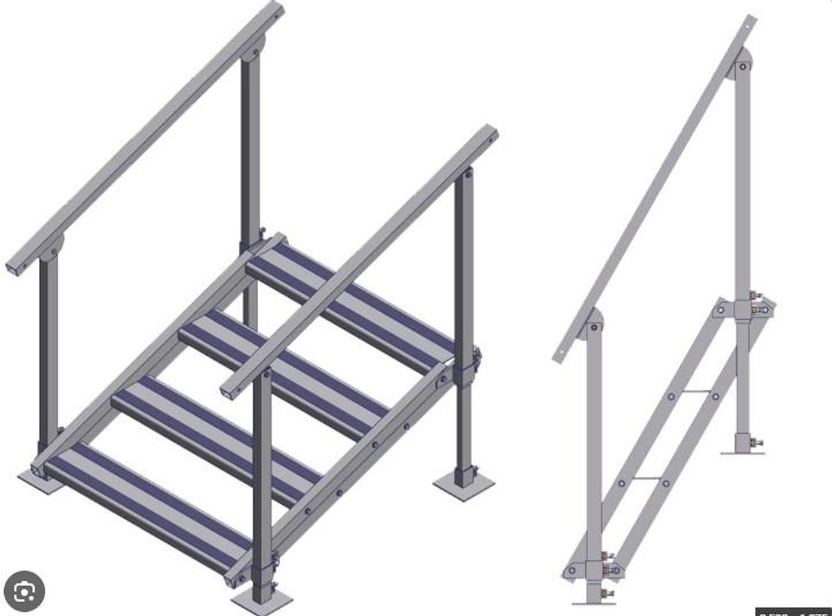 ShoreMaster Dock Steps 4 Step or 6 Step