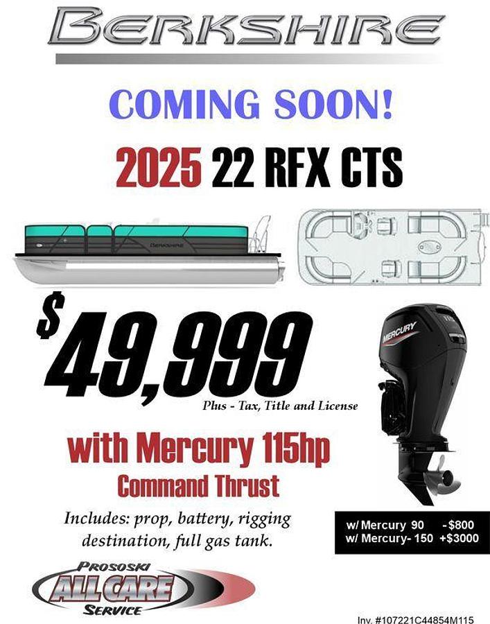 Used 2025 Berkshire 22 RFX CTS