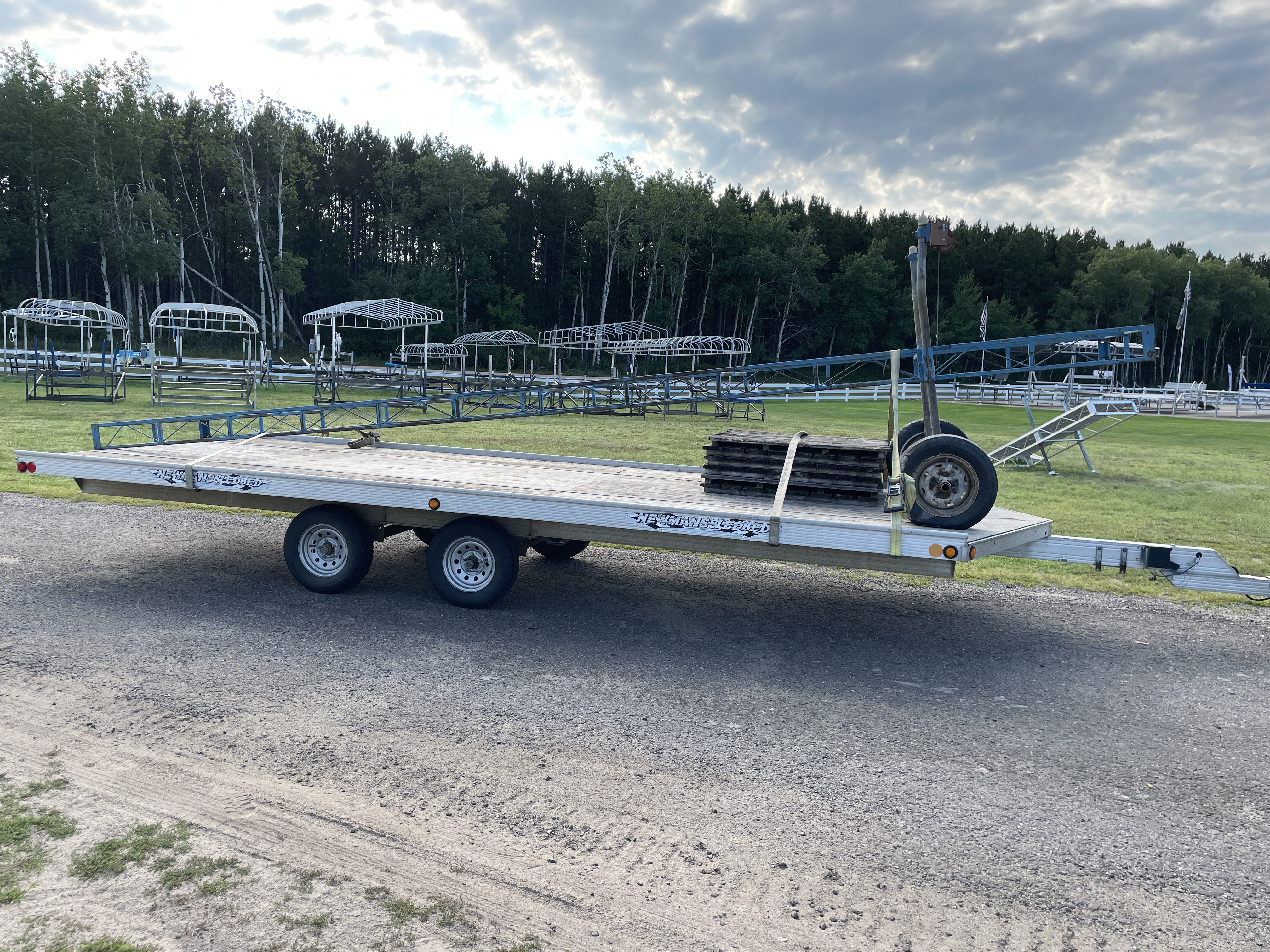 Used Steel Dock Roll-In