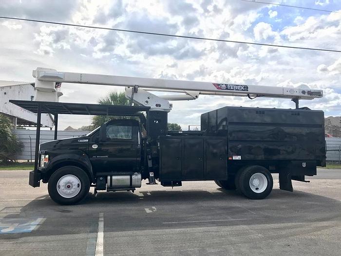Used Terex Hi-Ranger 60/70 Forestry Bucket Boom on Ford F750 Chipper Dump Truck - 05233