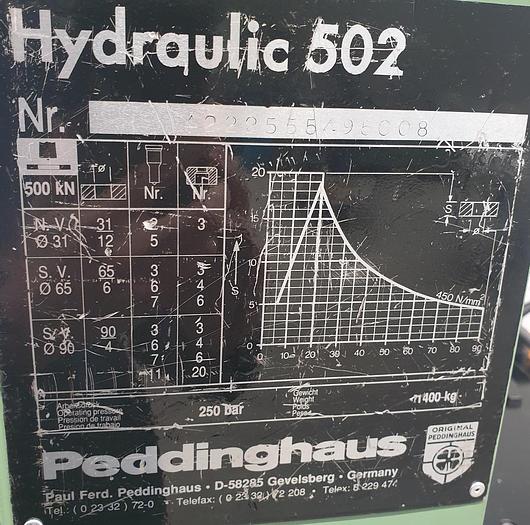 Gebraucht Lochstanze Peddinghaus Hydraulic 502