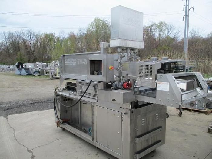 Used TOMAHAWK HIGH SPEED FORMING MACHINE WITH PAPER FEED AND SOFT FEED FILL SYSTEM TM-26