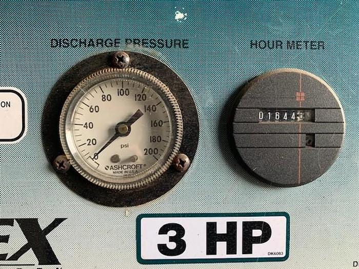 Used Powerex 3 Hp. Oil-Less Rotary Scroll Air Compressor,