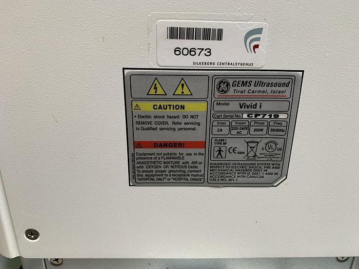 Gebraucht GE Safelock Cart vivid i Ultraschalltrolley Wagen