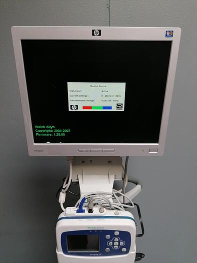 Gebraucht Welch Allyn Probaq LT Patientenmonitor auf Trolley mit Zubehöre