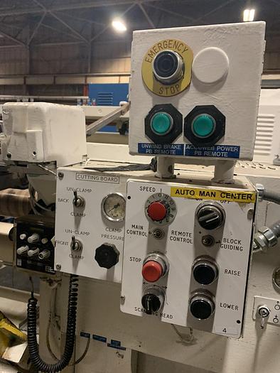 Used 62" TITAN MODEL SR5 CANTILEVERED DUPLEX SLITTER REWINDER 24" OD REWIND