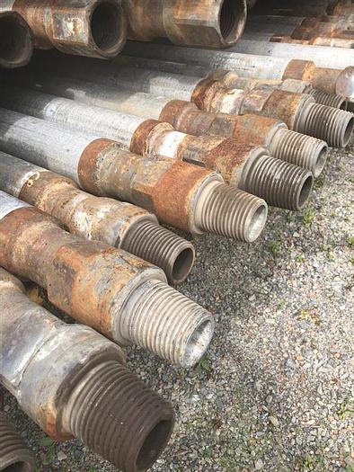 Used Aluminum RD20 Style Drill Pipe 30' x 4-1/2” OD