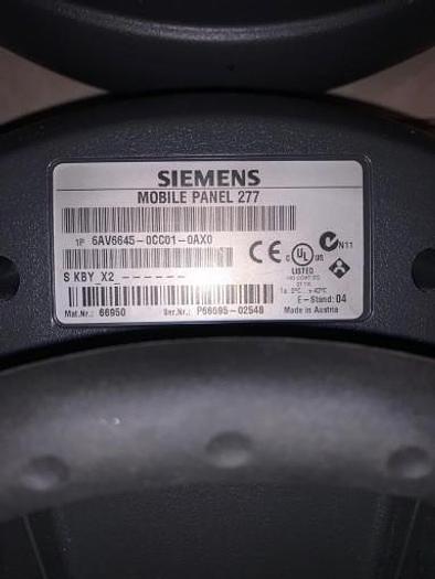 Used Siemens Mobile Panel 277 6AV6645-0CC01-0AX0