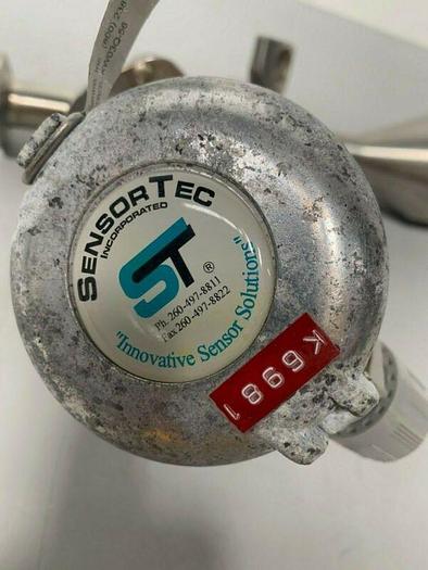 Used Sensortec RTBGL-KW03Q-56 Temperature Probe w/ Piping & 2"/3.5" Sanitary Fittings