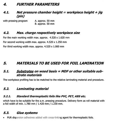 Used Wemhoner Variopress