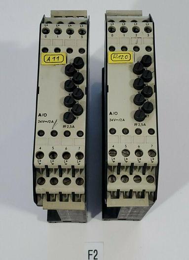 Used *PREOWNED* LOT OF 2 SIEMENS Simatic S5-110 6ES5 410-7AA11 Relay Modules Warranty