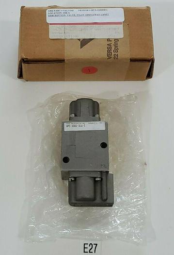 *NEW IN BOX* VERSA VPS-3302-316-S PILOT VALVE 3 WAY 1/4 NPT + WARRANTY!