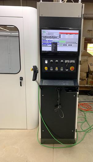 BACCI "TWIN-JET" X3400, 6-AXIS TWIN TABLE CNC MACHINING CENTER