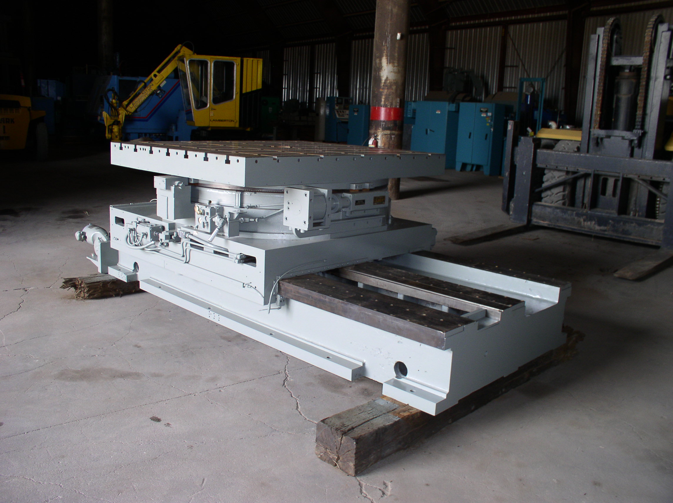 Used 60" x 72" Cincinnati Gilbert Rotary Table with Z Axis