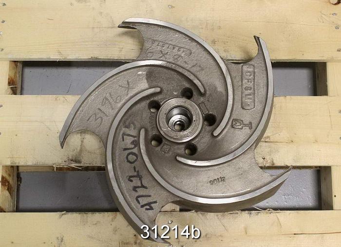 Used Goulds 3196 Impeller, 6x8x17 #31214