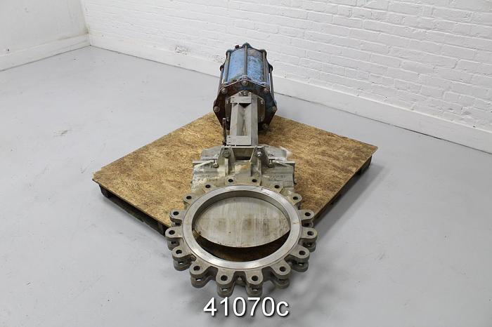 Used Fabri 16" Air Operated Knife Gate Valve #41070