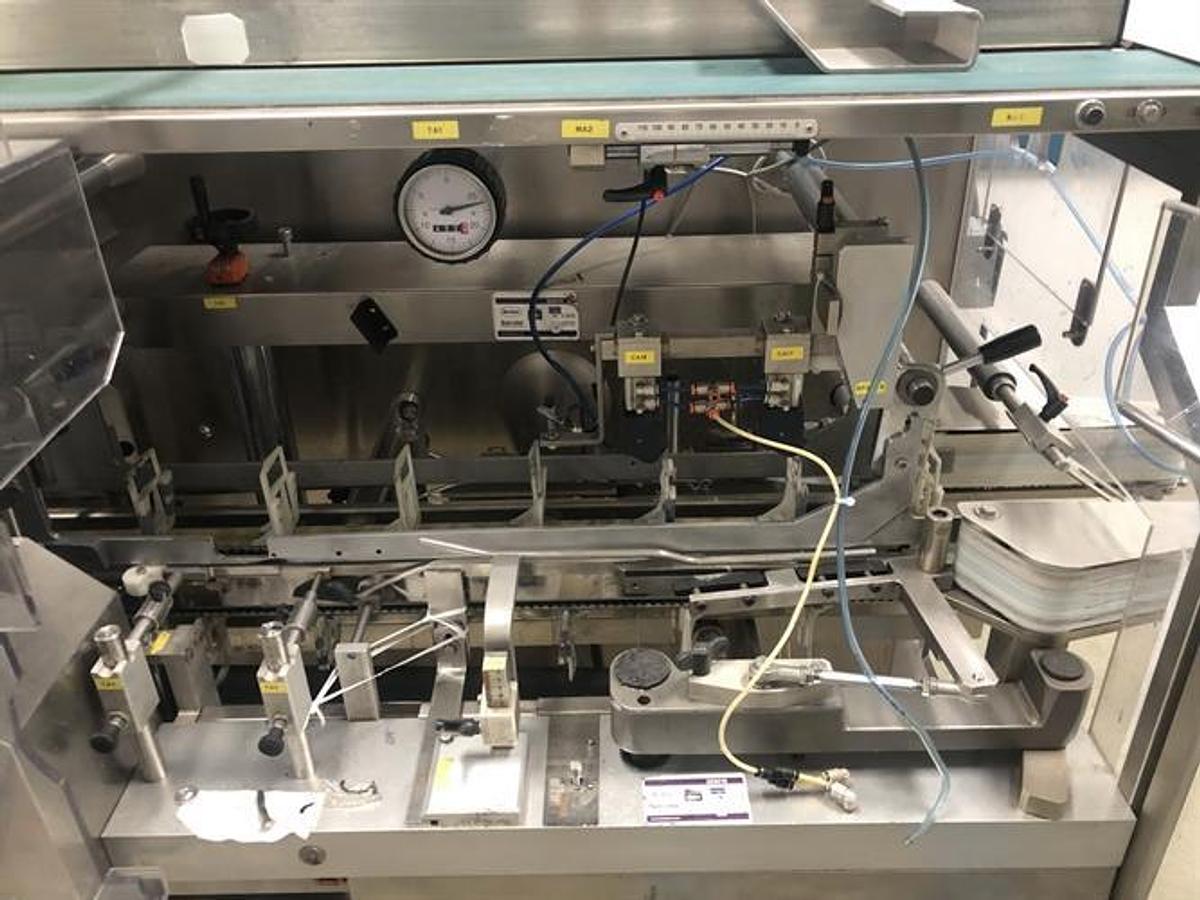 Used IMA model A83 cartoner with blister feeder