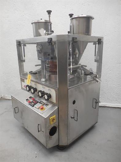 Used Adept stainless steel model ADR BB 35 station rotary tablet press
