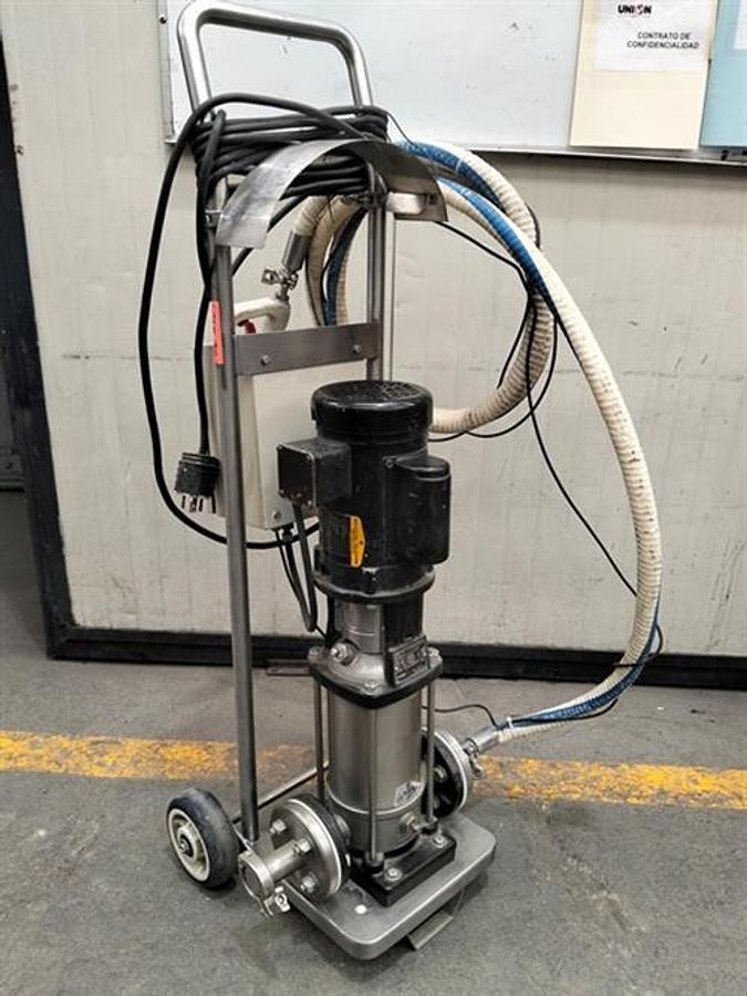Used Grundfos model A9603180 Stainless steel vertical centrifugal pump