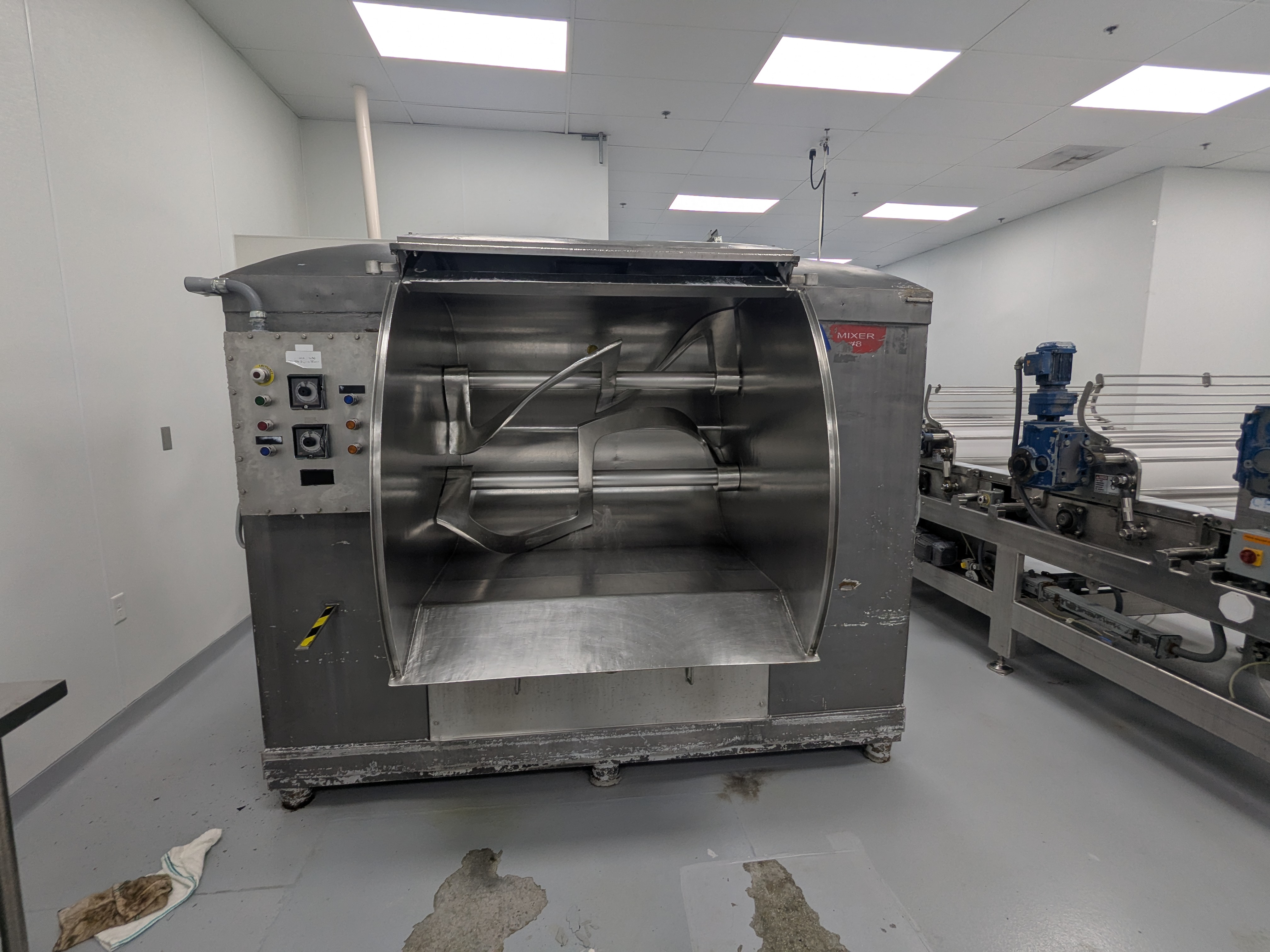 Used Peerless DA200 Stainless Steel Double Sigma Mixer