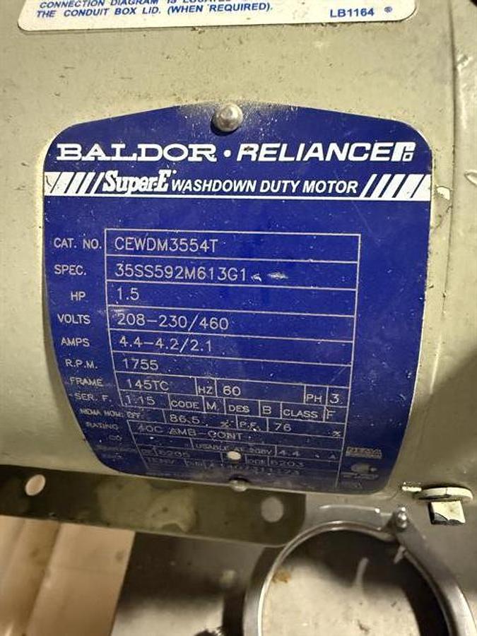 Used Fristam FKL25A SS PD Pump