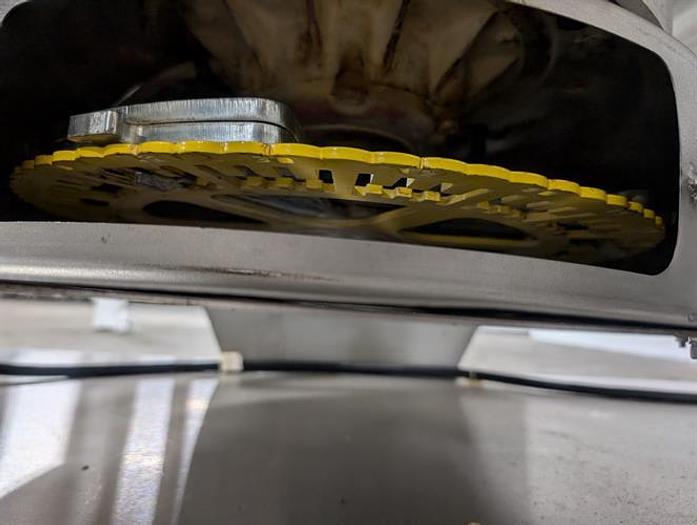 Usado Sweco model MX48Y686EPP4SDSETLWC  48" diameter single deck sifter (base only)