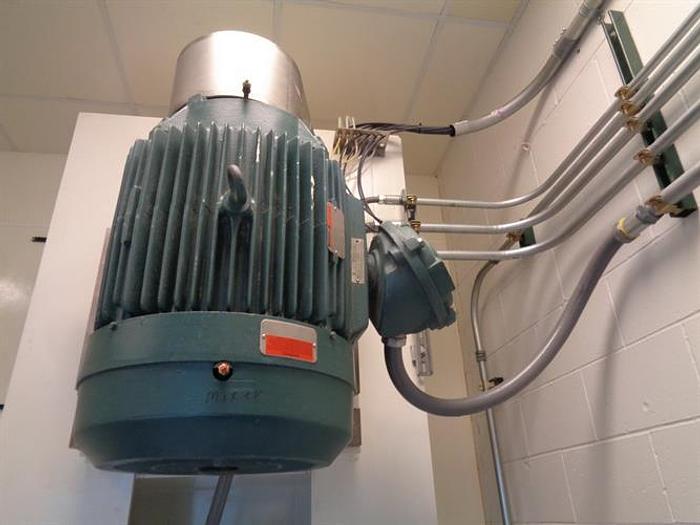 Used Vector Model GMX-600, 600 Liter Stainless Steel High Shear Granulator