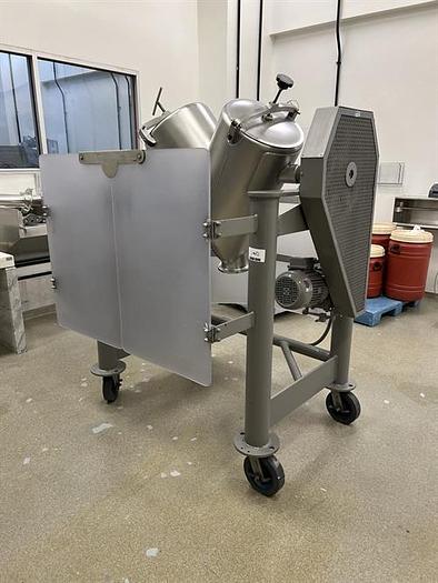 Used Patterson Kelley 3 Cu Ft stainless steel V Blender with intensifier bar