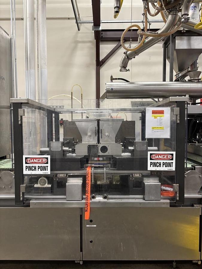 Used Imperial 600 x 225 One Shot Molding Plant with Loesch Bar Wrapper