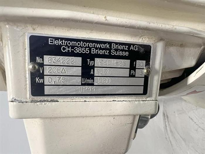 Used Fryma model MK 60 stainless steel colloid mill