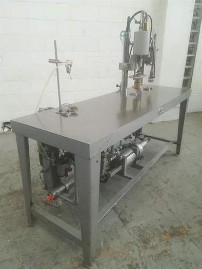 Used JG Machine Works Semi-automatic Aerosol Filling Line