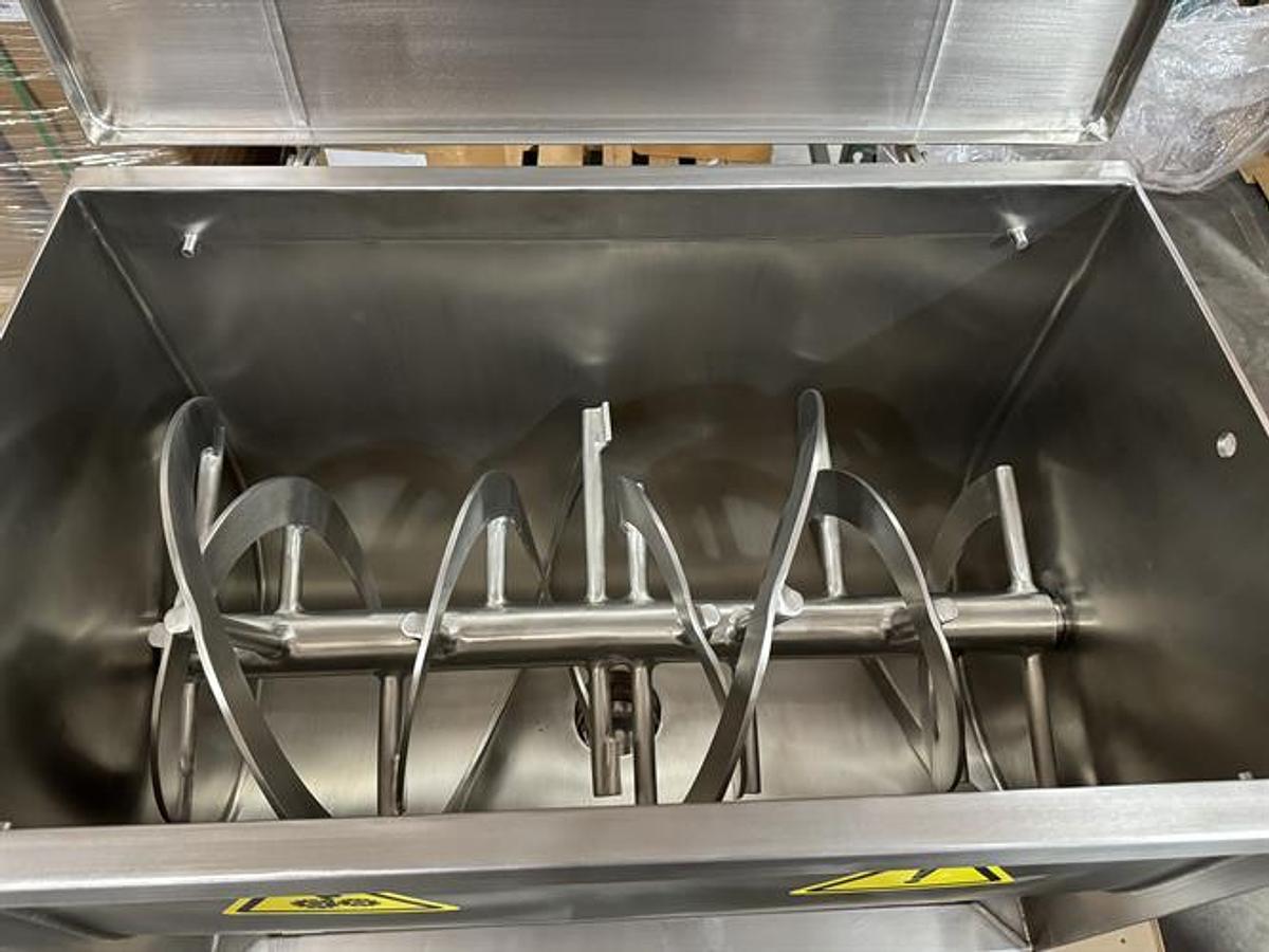 New NEC 100 Cu Ft Stainless Steel Double Ribbon Blender